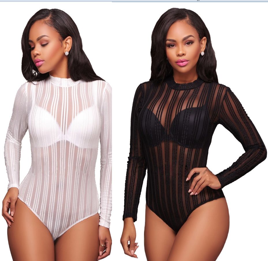 black and white bodysuit