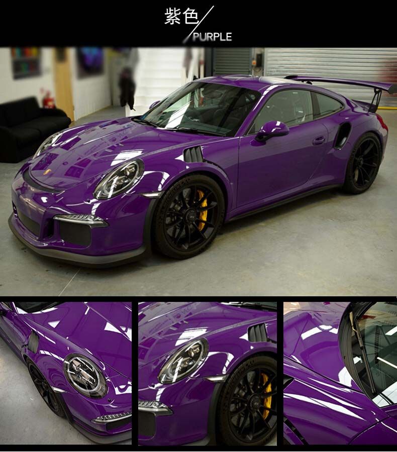 Hot Sale 1.52*18M Car Body Wrap Pearl Candy Apple Red Glossy Vinyl