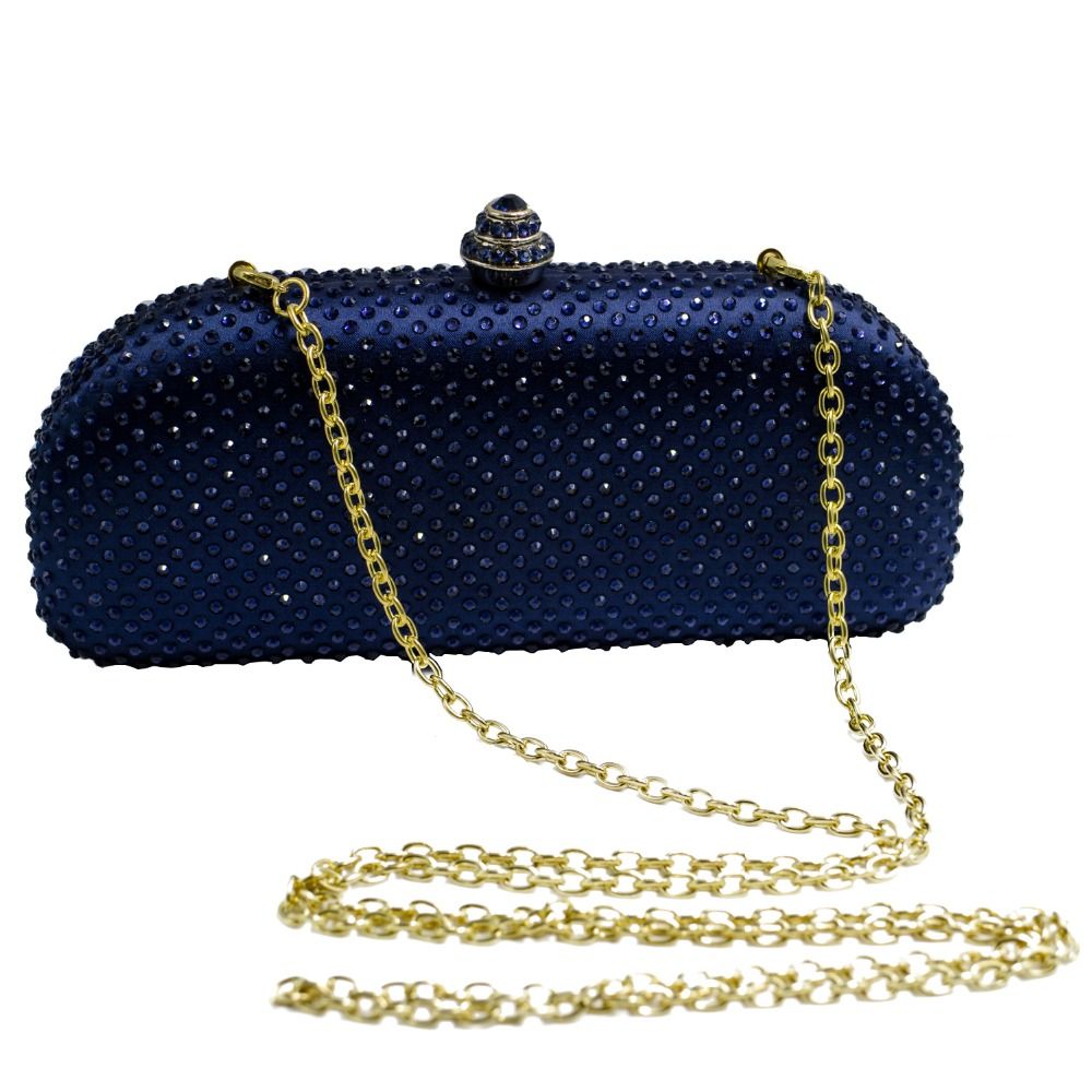 navy blue evening bolsa