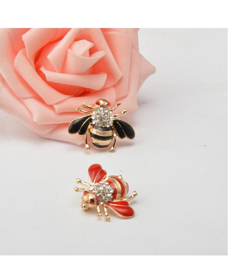 Elegant Charm Strass Papillon Insecte forme broche épinglette Fashion Jewelry