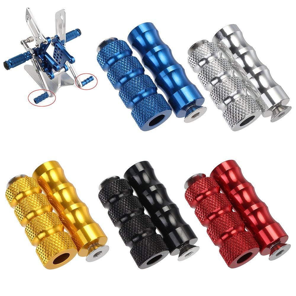 2020 Universal 6mm CNC Gear Shift Brake Lever Footrests Footpegs