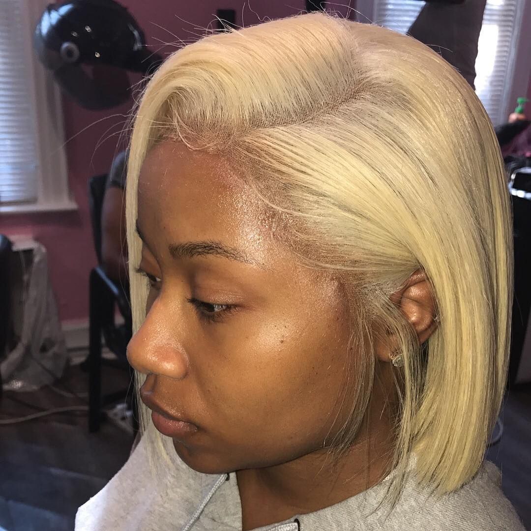 Blonde lace front wigs with baby hair Clearance