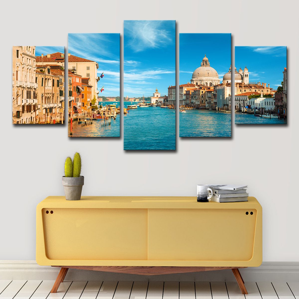 Acheter Toile HD Prints Photos Salon Mur Art 5 Pièces Venise Italie Paysage  Peintures Eau Ville Affiche Home Decor De 12,36 € Du Print_art_canvas |  DHgate.Com
