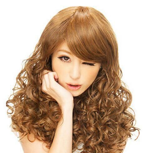 Free shipping++++Women Long Coffee Brown/ Golden Blonde Curly Wavy Sexy Cosplay Hair Full Wig Free shipping++++Women Long Coffee Brown/ Golden Blonde Curly Wavy Sexy Cosplay Hair Full Wig