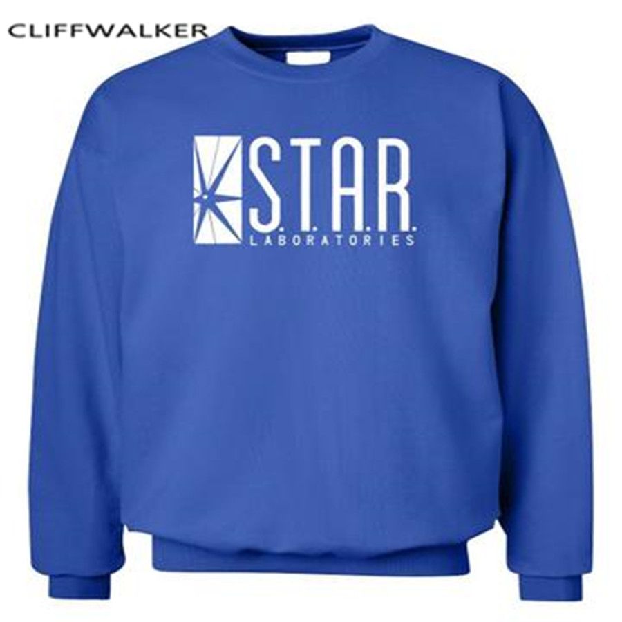 Tutte le Taglie Maglione e felpa con cappuccio I laboratori Star T Shirt Top il flash laboratori S.T.A.R