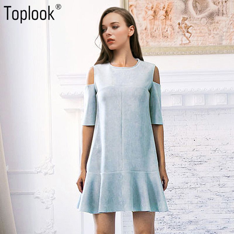 women's cold shoulder summer dresses