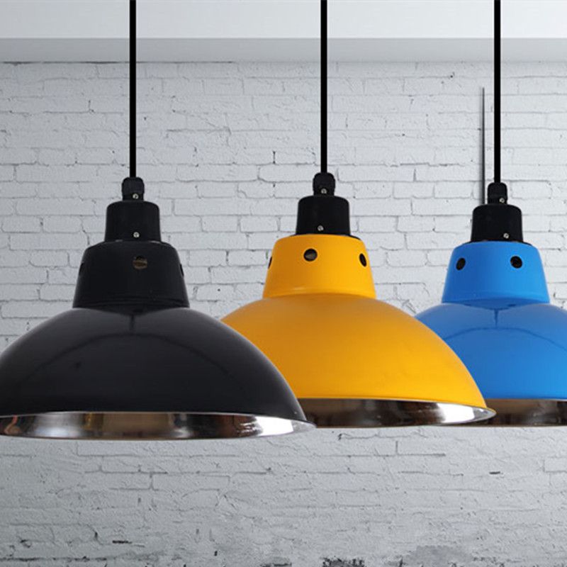 compre lampara colgante industrial retro metal lamparas colgantes para cocina bar cafe oficina accesorios de iluminacion para el hogar vintage
