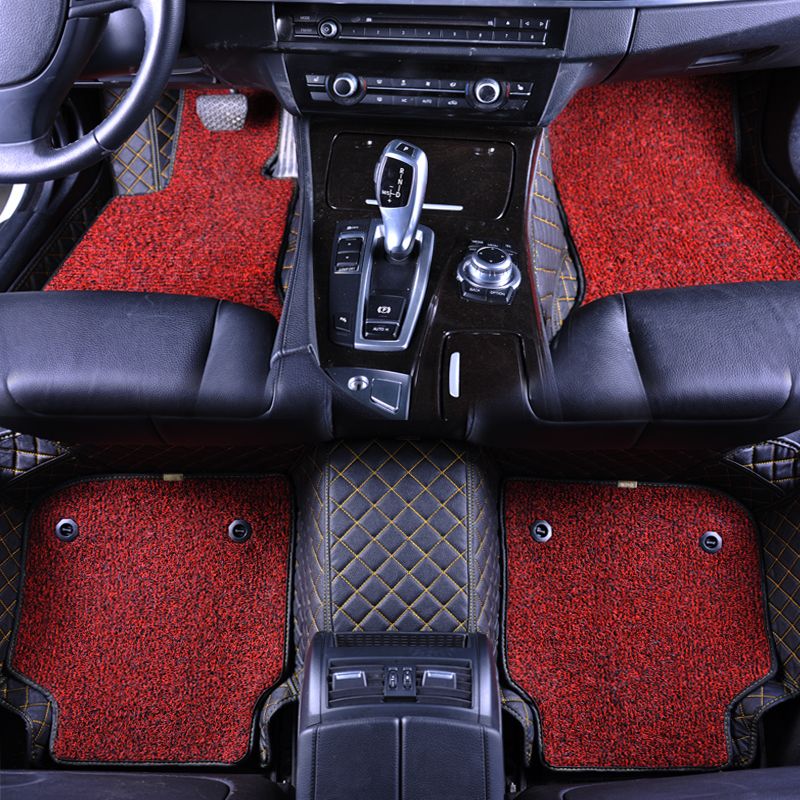 Custom Made Double Layer Car Floor Mat Double Deck Foot Mats