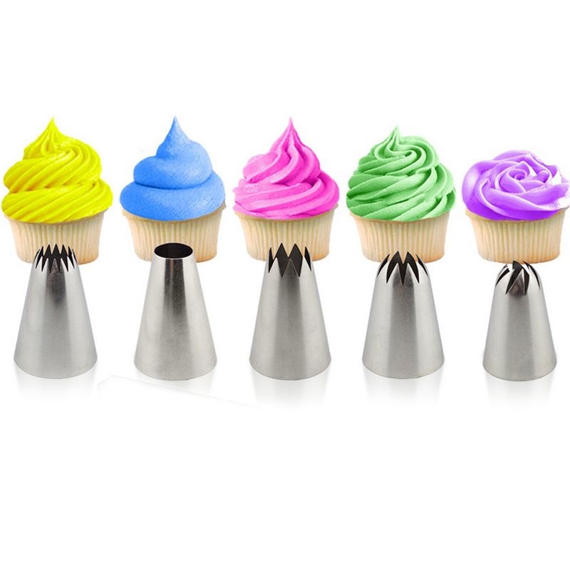2020 Large Pastry Tips Cake Decorating Tools Set Cream Nozzle
