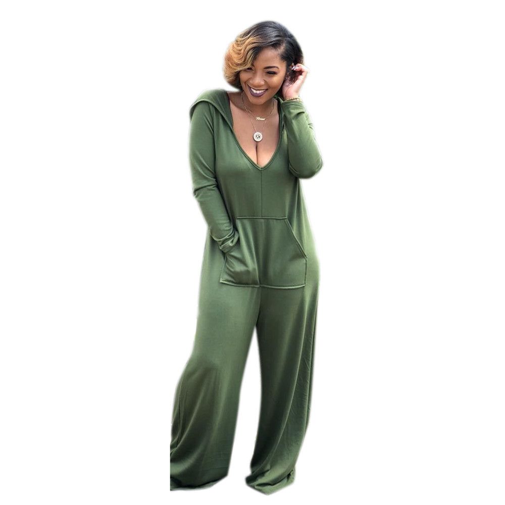 plus size hooded jumpsuit