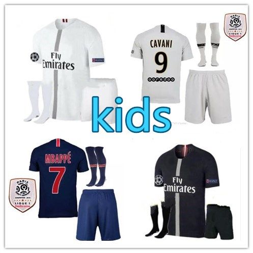 2020 New 2019 Third Psg Black White Soccer Jerseys Mbappe 3rd Kits 18 19 Champions League Cavani Paris 2018 Football Shirts Uniform Men Sets From Hot Soccer Jersey 17 82 Dhgate Com