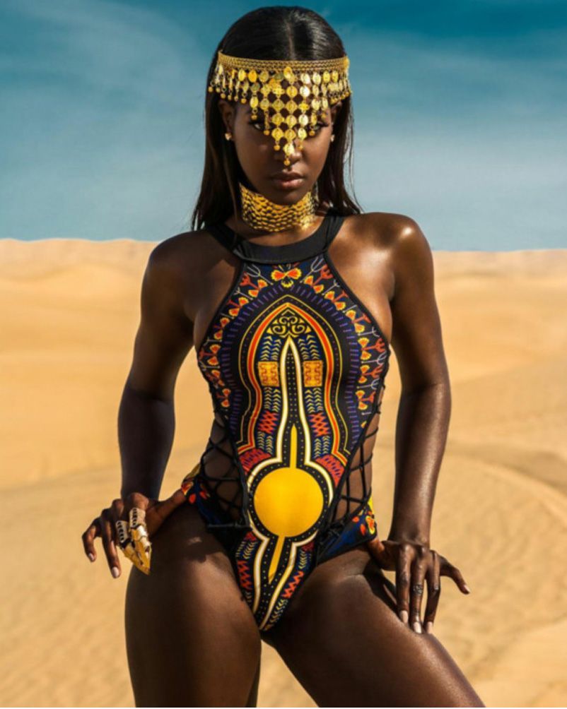 african style bathing suits
