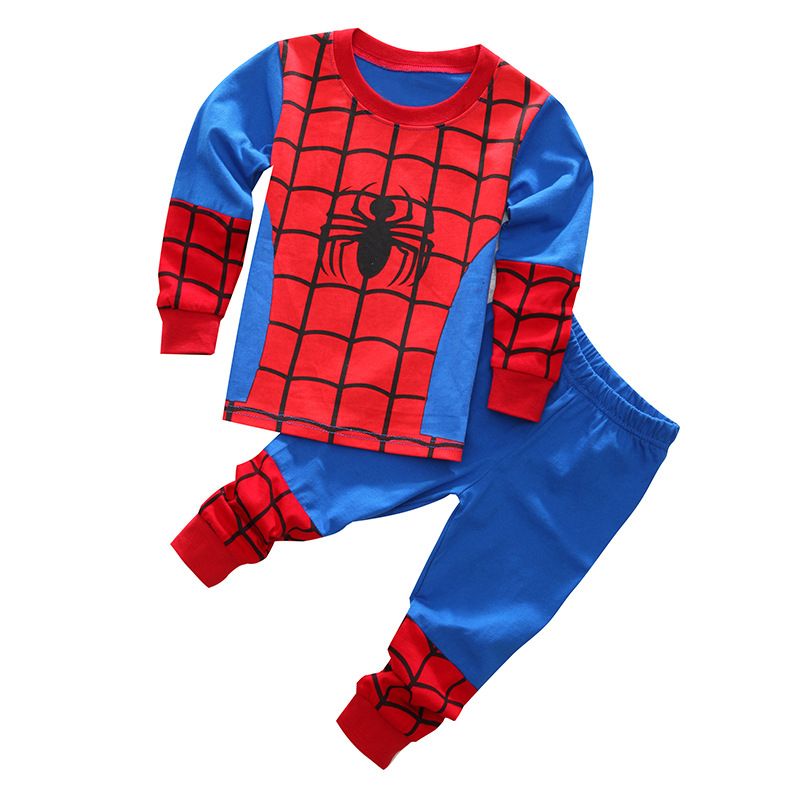Iron Man Girl B Cotton Crewneck Boys-Girls Infant Sleepwear Pajama 2 Pcs Set