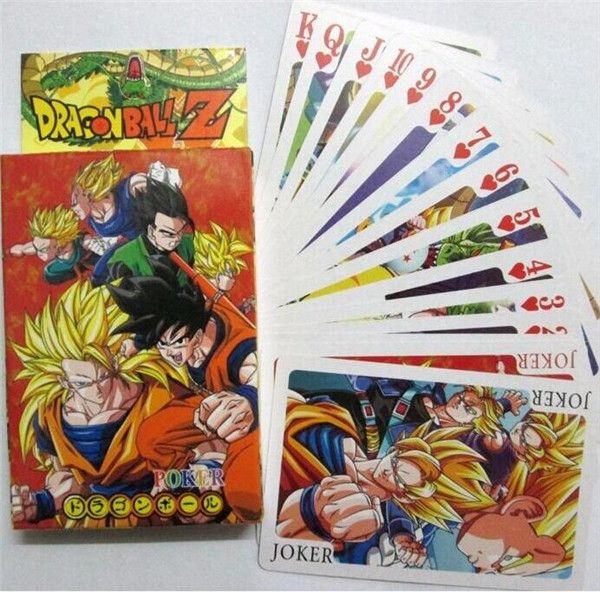 Anime Dragon Ball Z Super Mini Poker Playing Cards Figure Toys 5x3 5cm Card Play Game Online Card Playing From Yangdan5 2 12 Dhgate Com