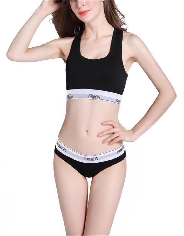 Nueva marca de lujo para mujer Sujetador + Tanga Conjunto de ropa interior Sujetador deportivo Conjunto de algodón de alta calidad sin costura Sexy Lady String + Bras Conjuntos para niñas Nueva marca de lujo para mujer Sujetador + Tanga Conjunto de ropa interior Sujetador deportivo Conjunto de algodón de alta calidad sin costura Sexy Lady String + Bras Conjuntos para niñas
