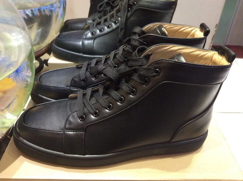Satin Al Yeni Luxuryfashion Yuksek Ust Siyah Deri Erkek Elbise Ayakkabi Kaba Kenar Kirmizi Alt Rahat Erkekler Ayakkabi Boyutu 35 47 Tl661 49 Dhgate Comda