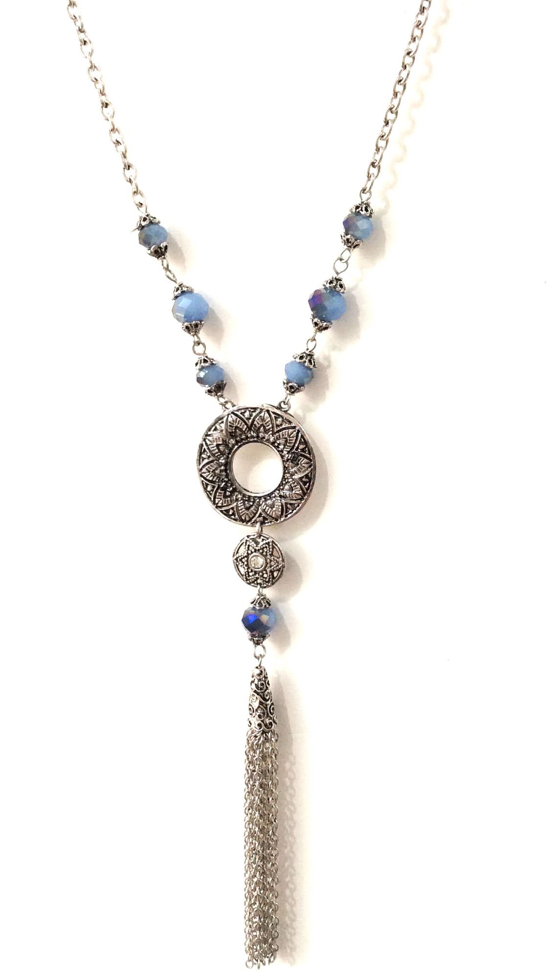 boho tassel necklace