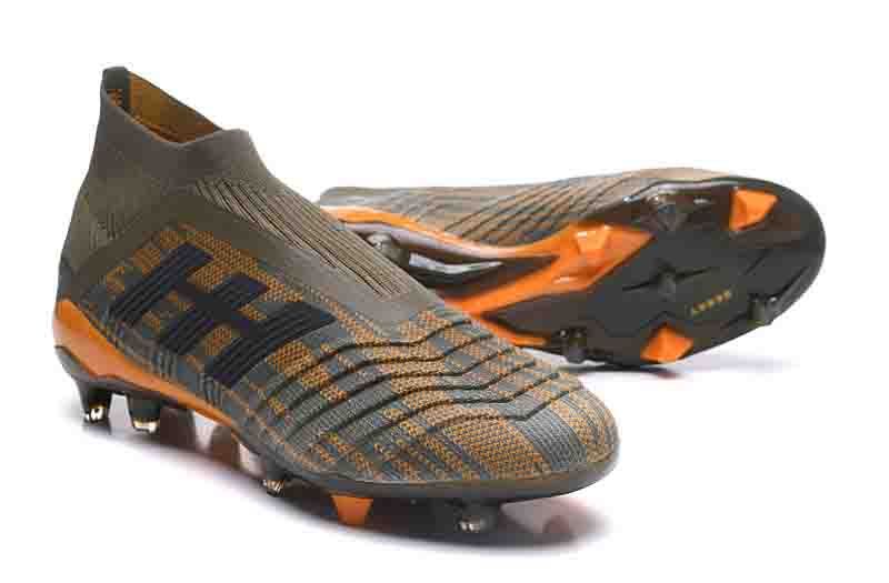 orange kids soccer cleats