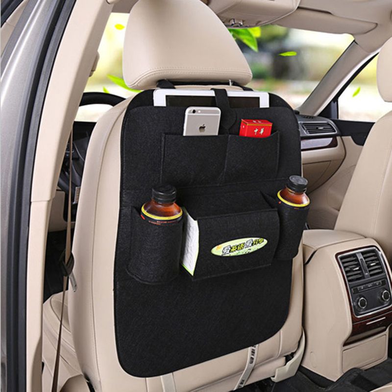 Auto Car Seat Back Multi-Pocket Storage Bag Organizer Holder Hanger Accessory