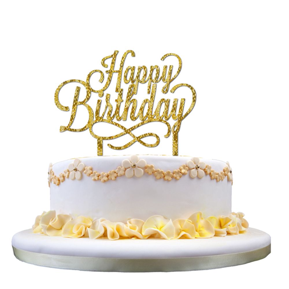 Decorazione per Torte di Compleanno per Bambine Madri 8 Pezzi Happy Birthday Cake Topper Matrimoni Feste Glitter Party Decorations 