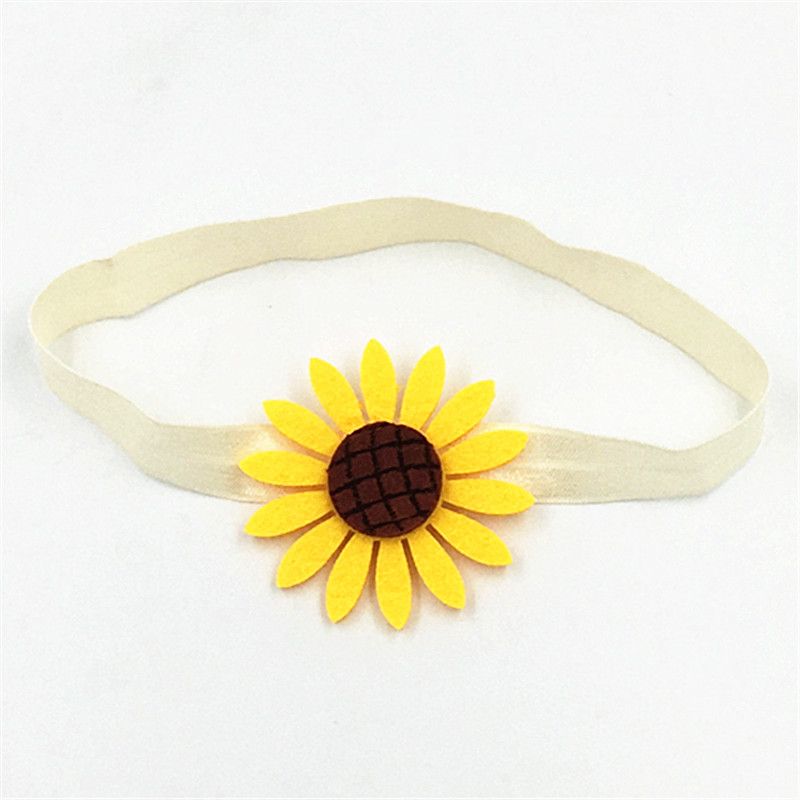 baby girl sunflower headband