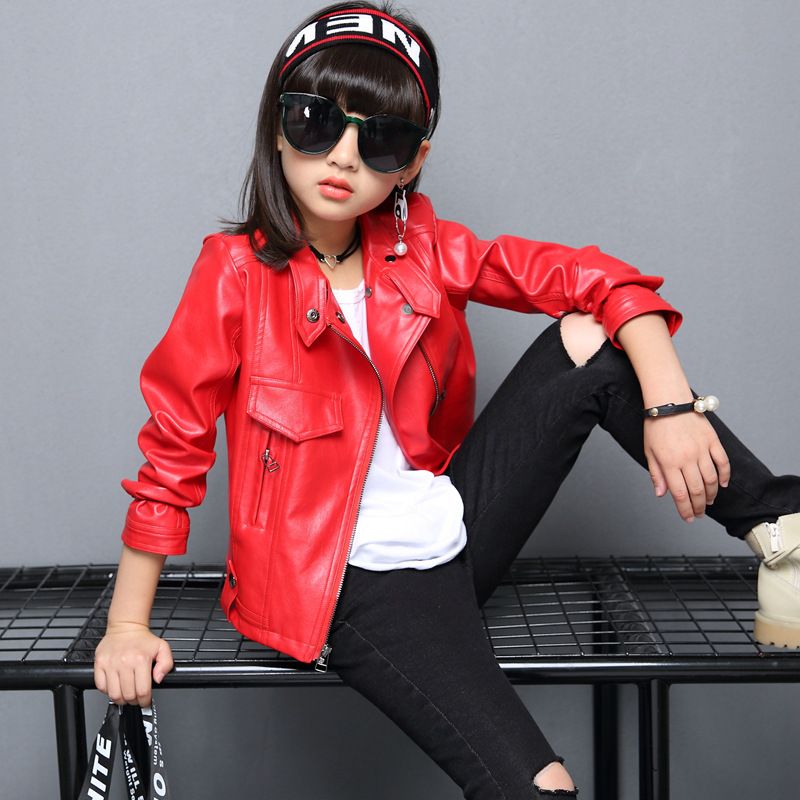 little girls leather jacket