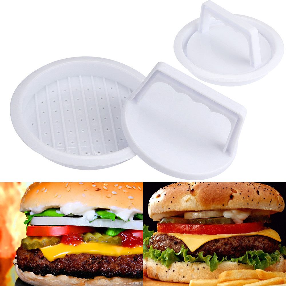 Multifunction Plastic Hamburger Mold Pressure Press Burger Making Tools#^
