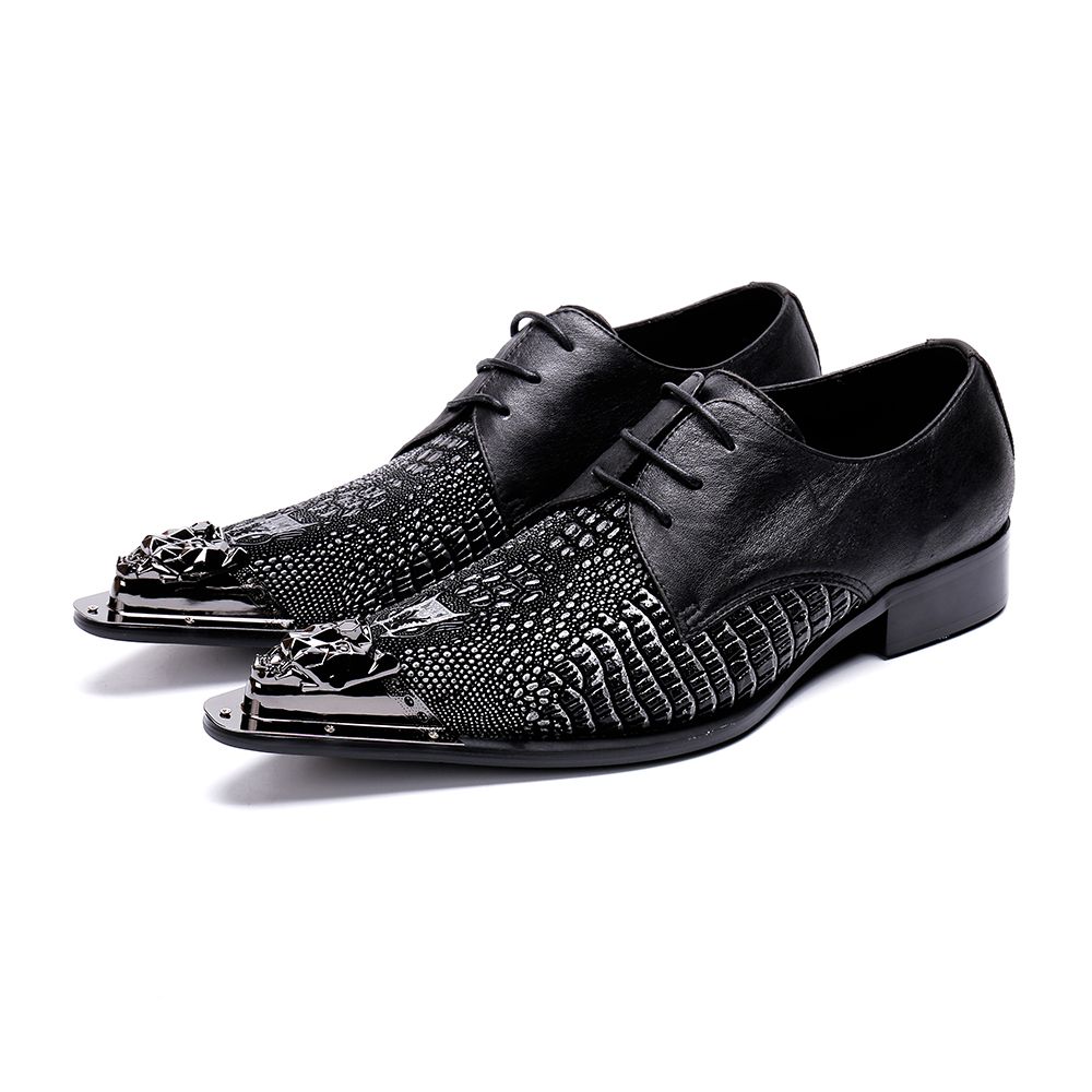 Batzuzhi nuove scarpe eleganti da uomo nere in pelle con punta in ferro  fibbia in pelle morbida scarpe eleganti da lavoro in pelle Sapatos  Masculino, 46|toe toe|leather leatherleather men - AliExpress