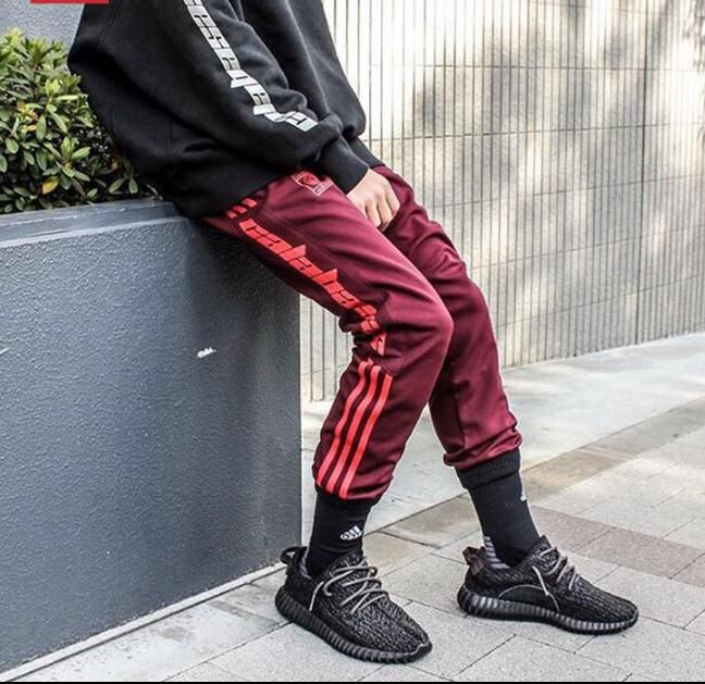 Adidas Red Yeezy Calabasas Track Pants 