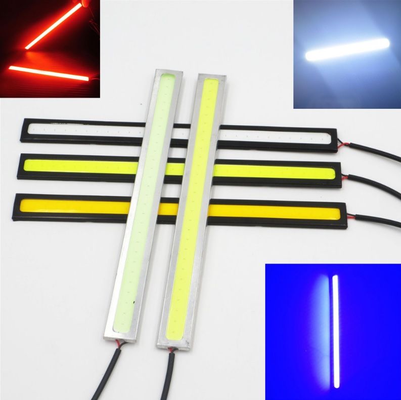 Lampen Led 2 Stucke 17 Cm Universal fahrlicht Cob Drl Led Auto Lampe Externe Lichter Auto Motorrad Teile