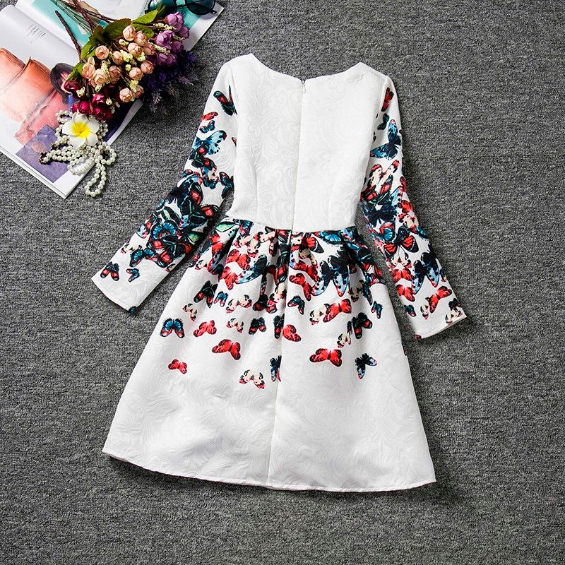 VIKITA Cotone Maglie a Manica Floreale Ricamo Lunga Girls Shirt Bambina 1-8 Anni VIKITA Cotone Maglie a Manica Floreale Ricamo Lunga Girls Shirt Bambina 1-8 Anni