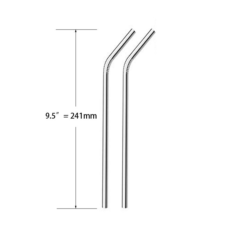 bend straws 9.5 inch