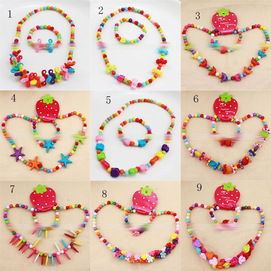 CO Bambini Perline DIY Perline Braccialetto colorato Perline in plastica coltivata sensibile al Colore per la Collana di Gioielli e per i Bambini Regalo Ragazze 