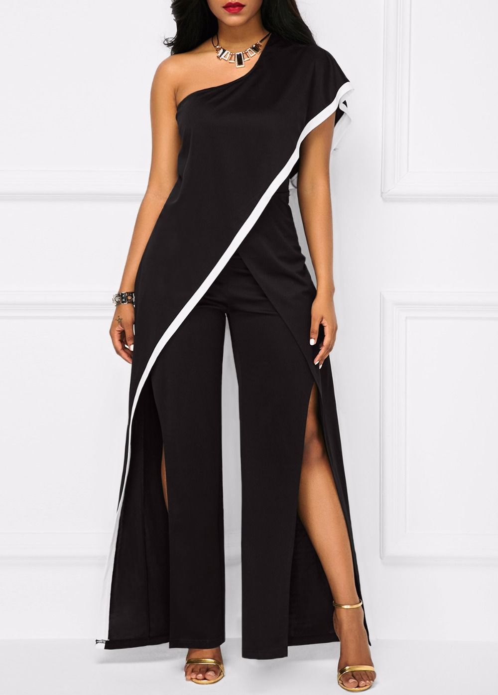 long wide leg jumpsuit