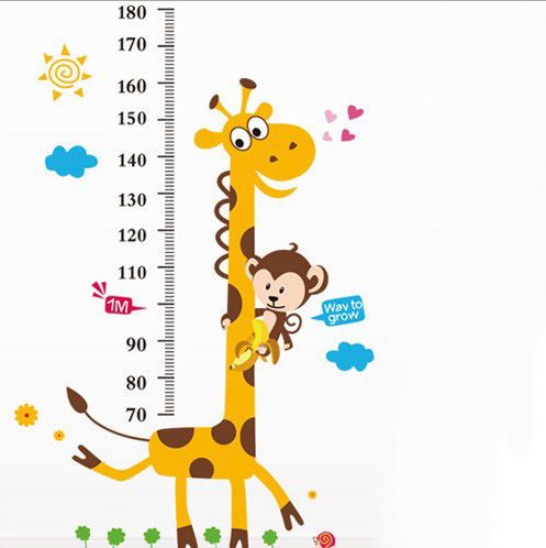 Wooden Giraffe Growth Chart