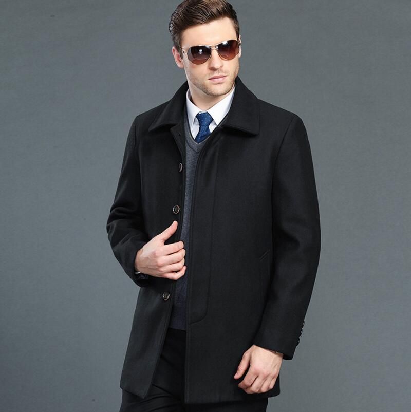 2021 Mens Overcoat High Grade New Fashion Brand Clothing Jacket Men Wool Coat Pea Coats Long Amp Blends Winter From Southb 78 08 Dhgate Com Long Wool Amp Blends Winter Coat Men, Fashion Brand Pea Coat