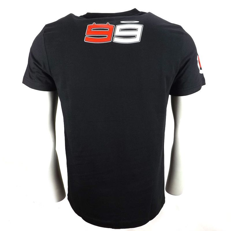 Jorge Lorenzo 99 Moto GP Camouflage Logo Negro Camiseta Oficial 2018