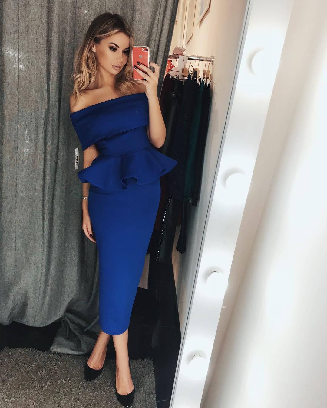 tea length black tie dresses