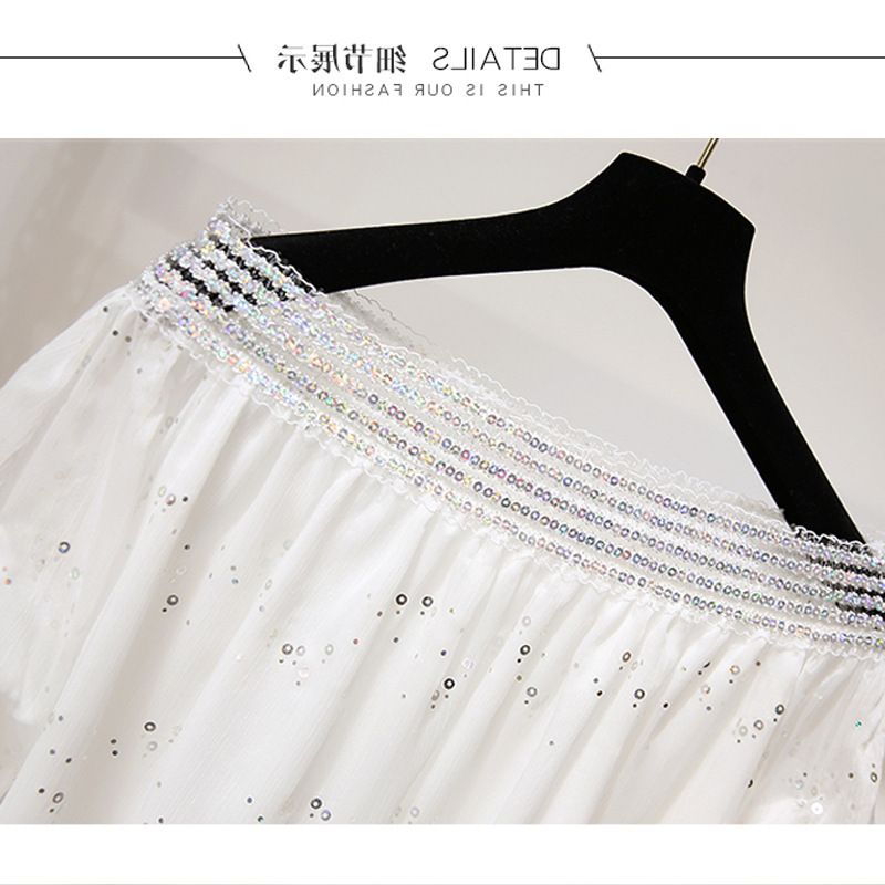 skirt with white top