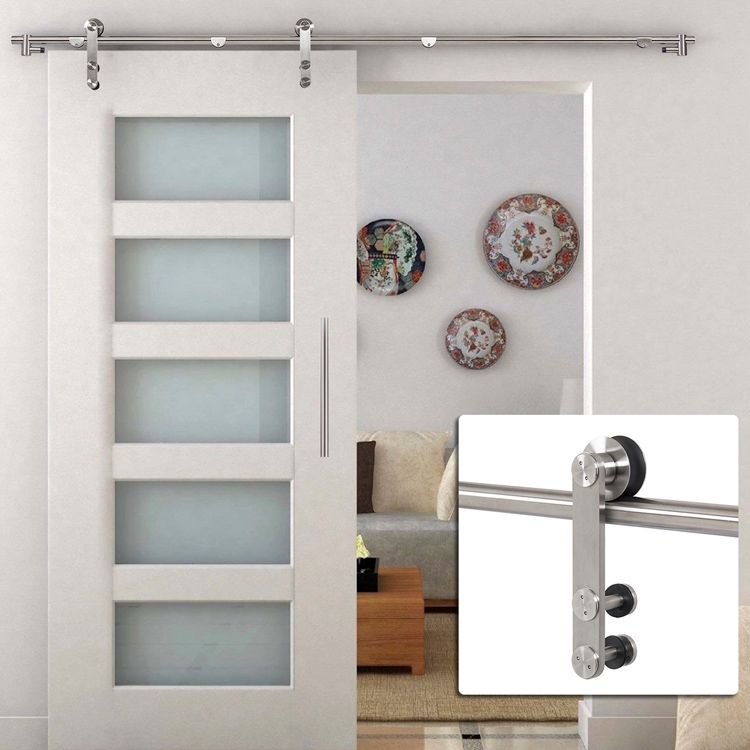 2020 Sliding Barn Door Hardware Kit Stainless Steel