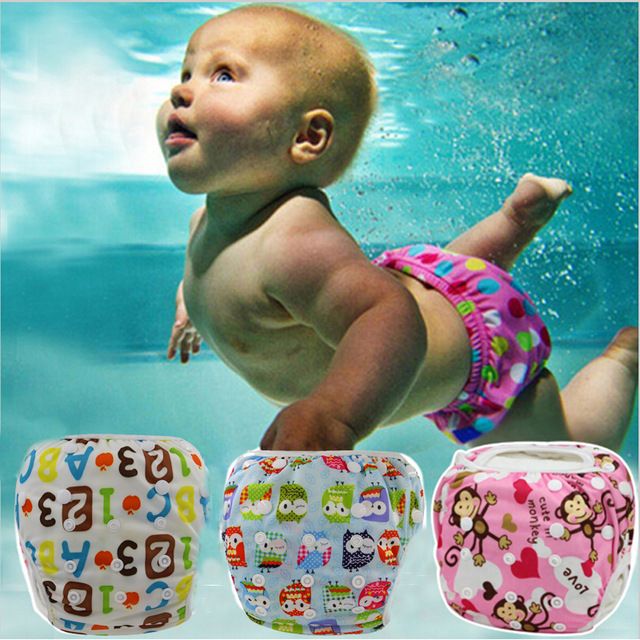 Docenas compañero convergencia Un tamaño de pañales de natación para bebés, pañales de tela ajustables a  prueba de agua,