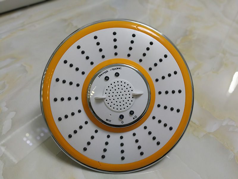 2020 Bathroom Shower Head Music Rain Shower Bluetooth Speaker Telephone
