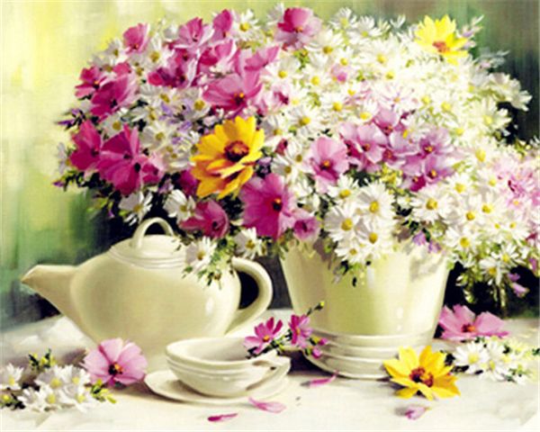 2020 Diy Diamond Painting Cross Stitch Kit Rhinestone Full