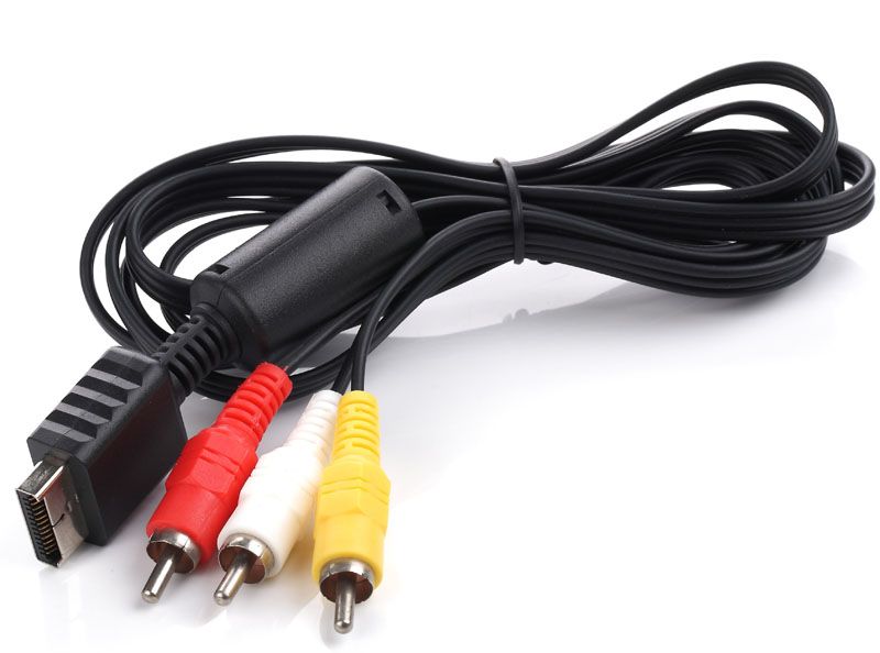 Cable Audio Y Video Rca Tv Para Play Station Ps1 Ps2 Ps3 Play 2