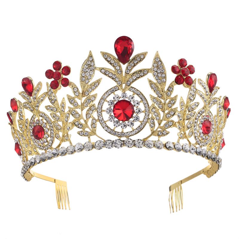 1* Women Crystal Rhinestone Crown Tiara Headband Bridal Bridesmaid Wedding Party