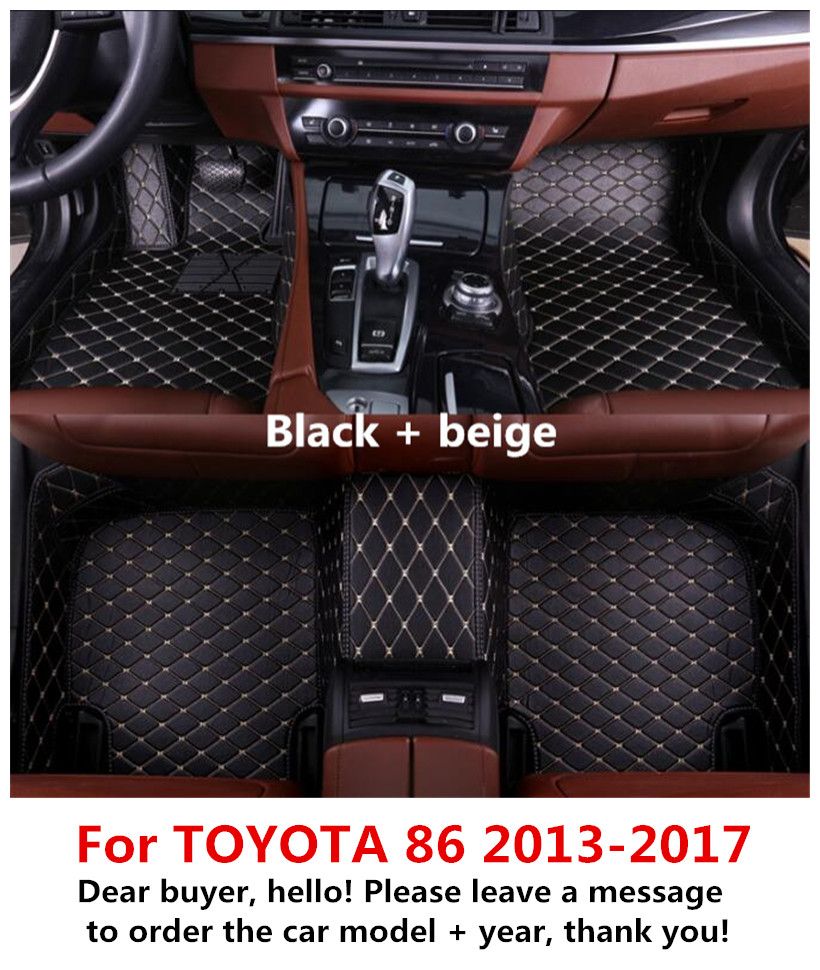 2020 For Toyota 86 2013 2017 Luxury Floor Waterproof Mat Car