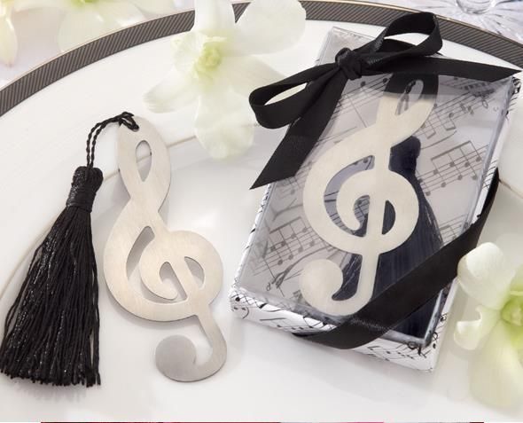 Musical Note Bookmark Favor Wedding Party Supplies Wedding