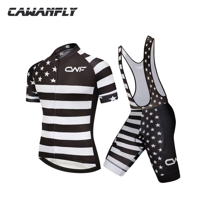 striped cycling jersey