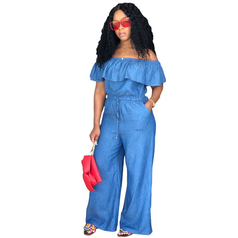denim summer jumpsuit