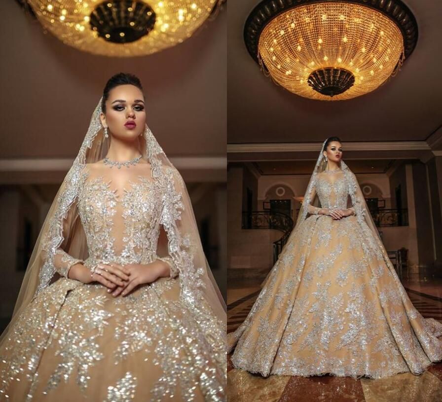 silver and gold wedding dress